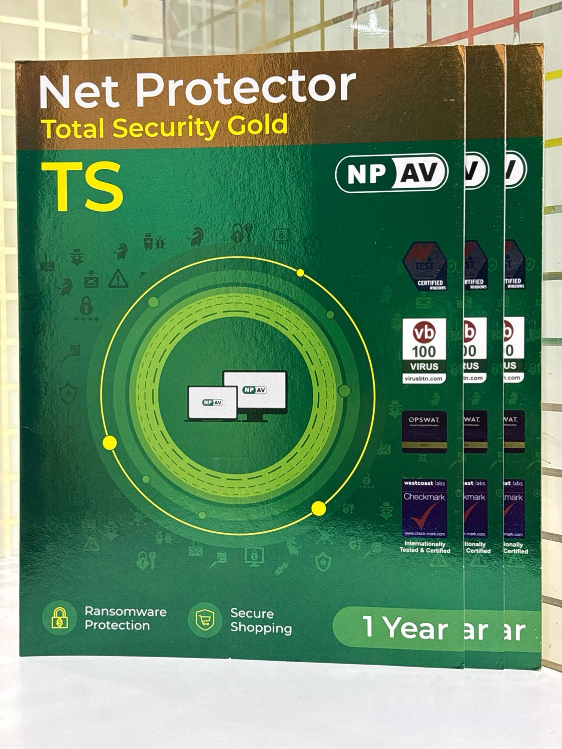 3 User, 1 Year, Net Protector Total Security (NP-AV)