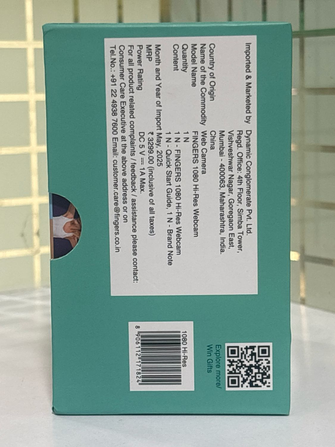 Fingers 1080 Hi-Res Webcam