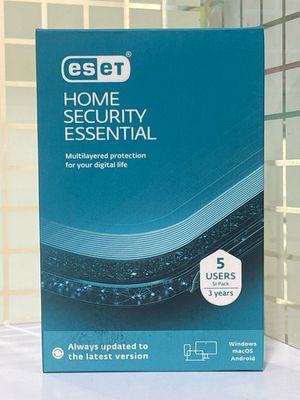 New, 5 User, 3 Year, Eset Home Security Essential (Internet)