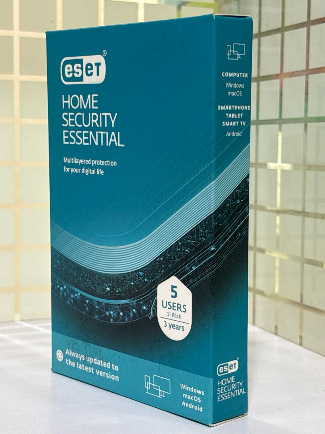 New, 5 User, 3 Year, Eset Home Security Essential (Internet)