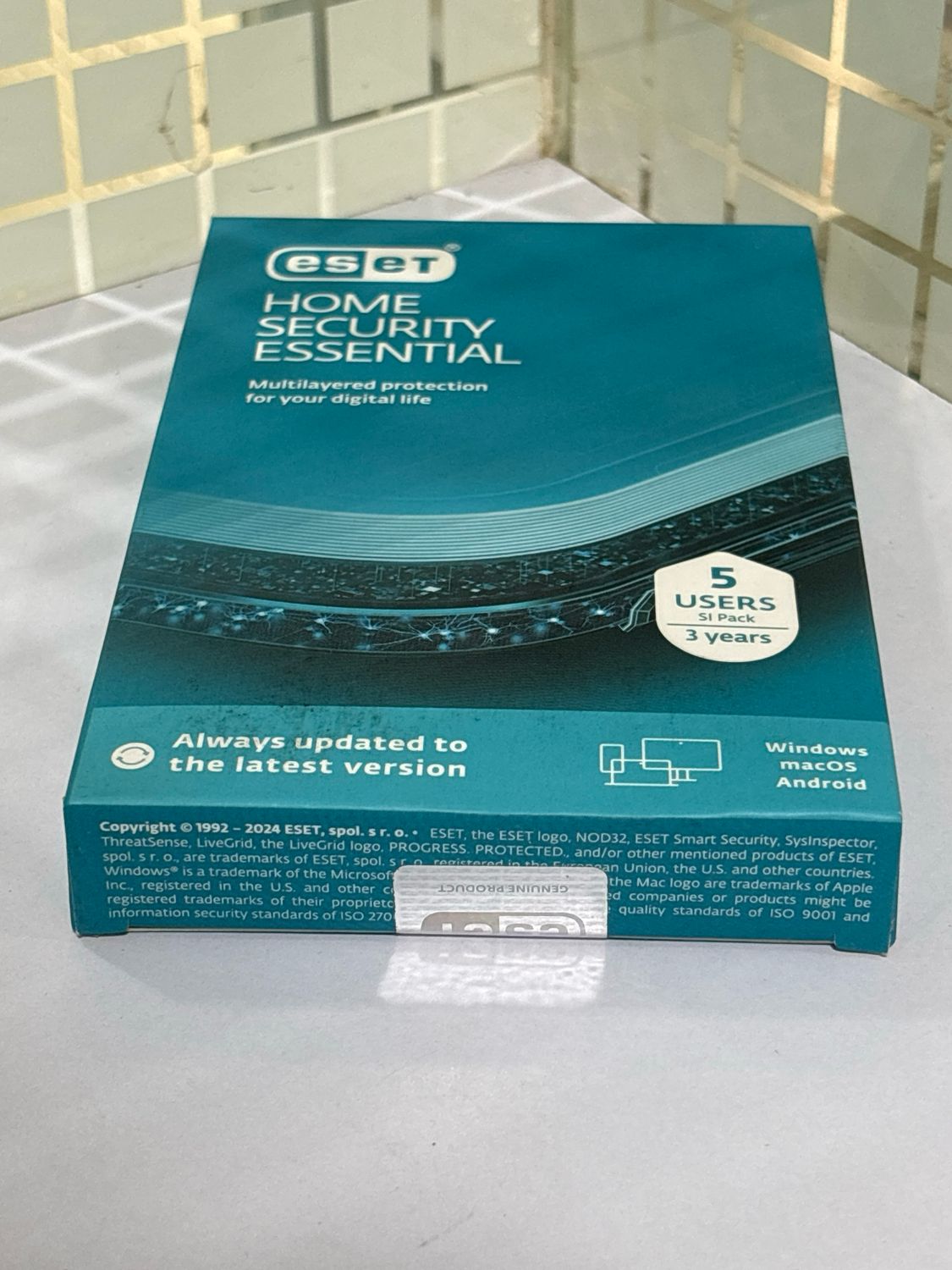 New, 5 User, 3 Year, Eset Home Security Essential (Internet)