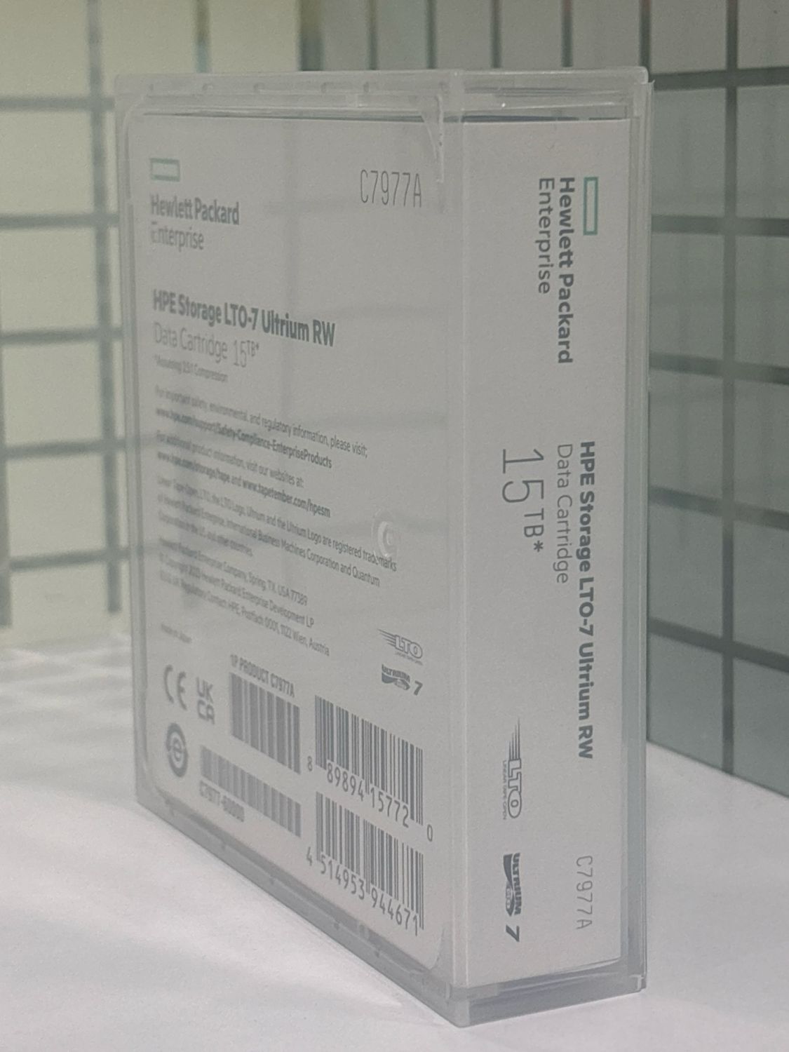 HP LTO 7 Tape Ultrium 15TB RW Data Cartridge HP LTO 7 Tape Ultrium 15TB RW Data Cartridge