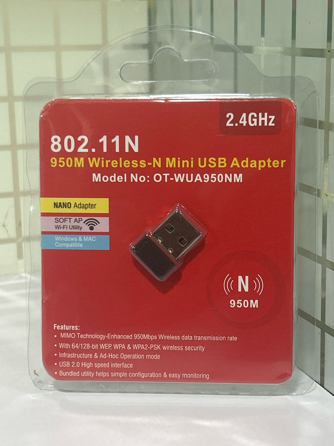 950Mbps USB WiFi Dongle Adapter (Pack of 10)