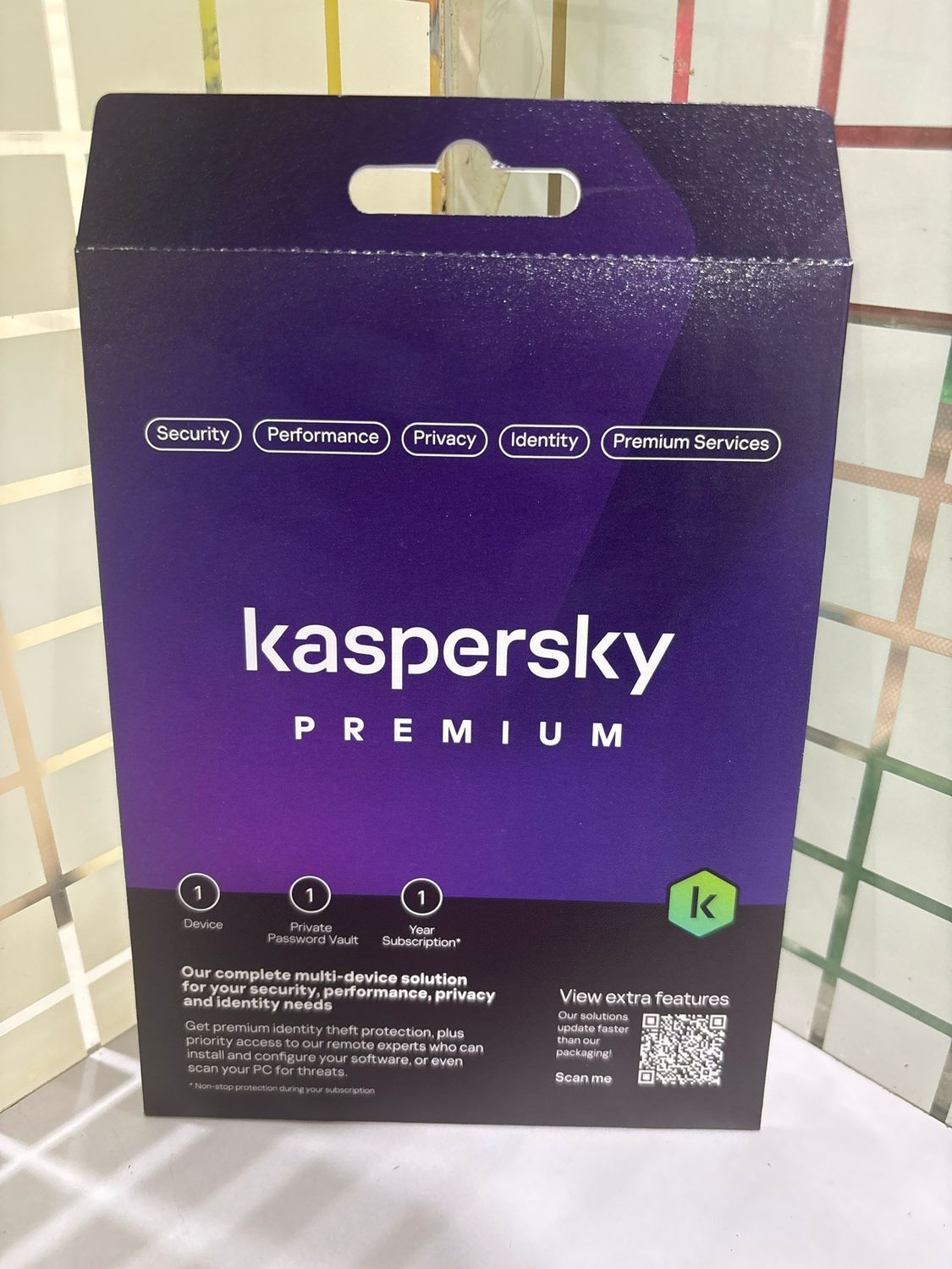 New, 1 User, 1 Year, Kaspersky Premium (total security)