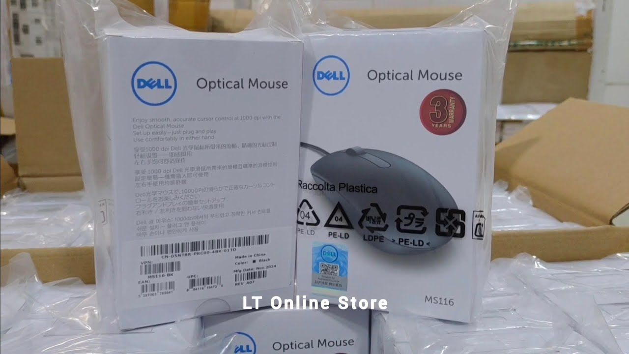 (New) Dell MS116 Optical USB Mouse (New) Dell MS116 Optical USB Mouse