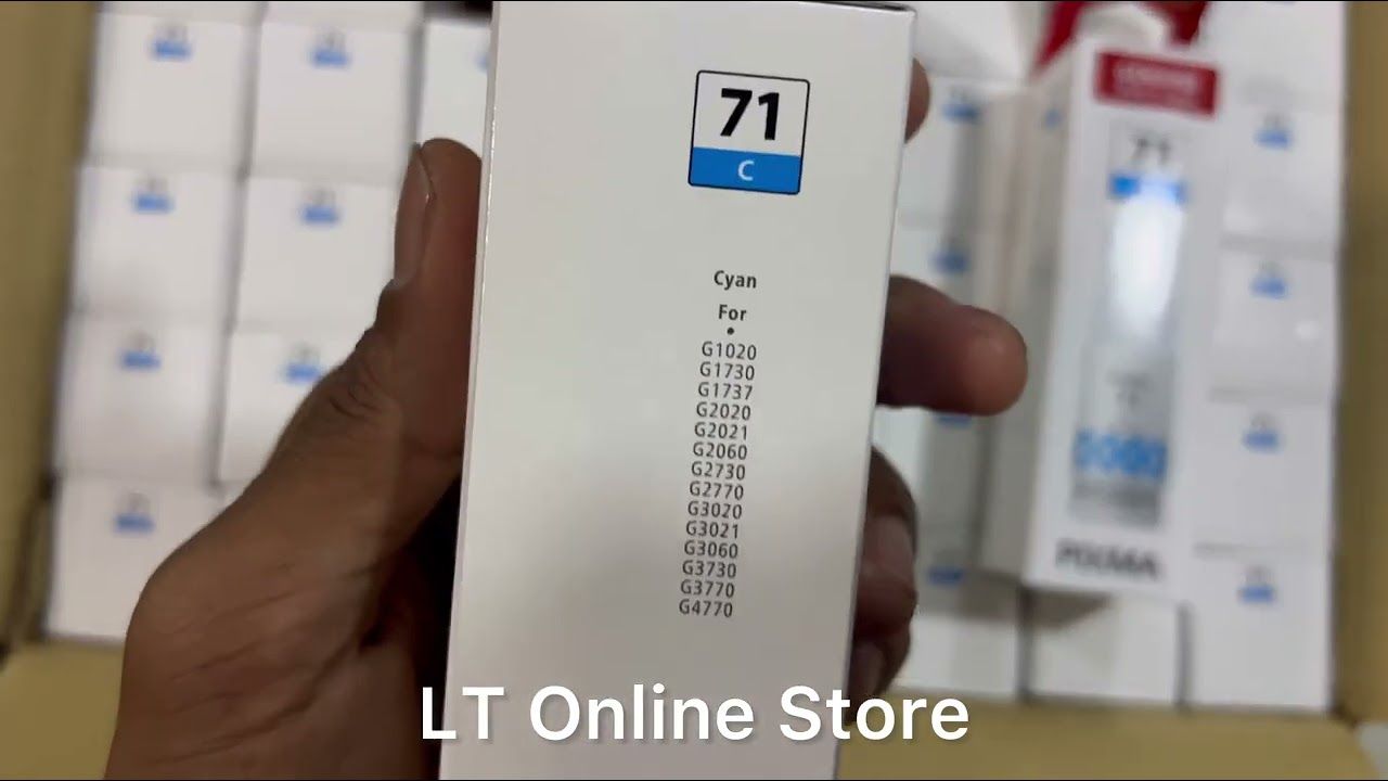 Canon Pixma 71 Cyan Ink Bottle, 70ml Canon Pixma 71 Cyan Ink Bottle, 70ml