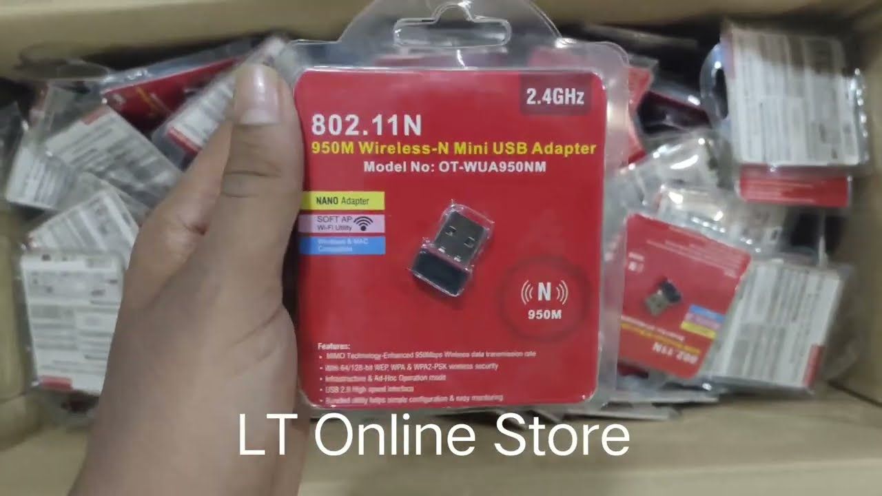 950Mbps USB WiFi Dongle Adapter (Pack of 10)