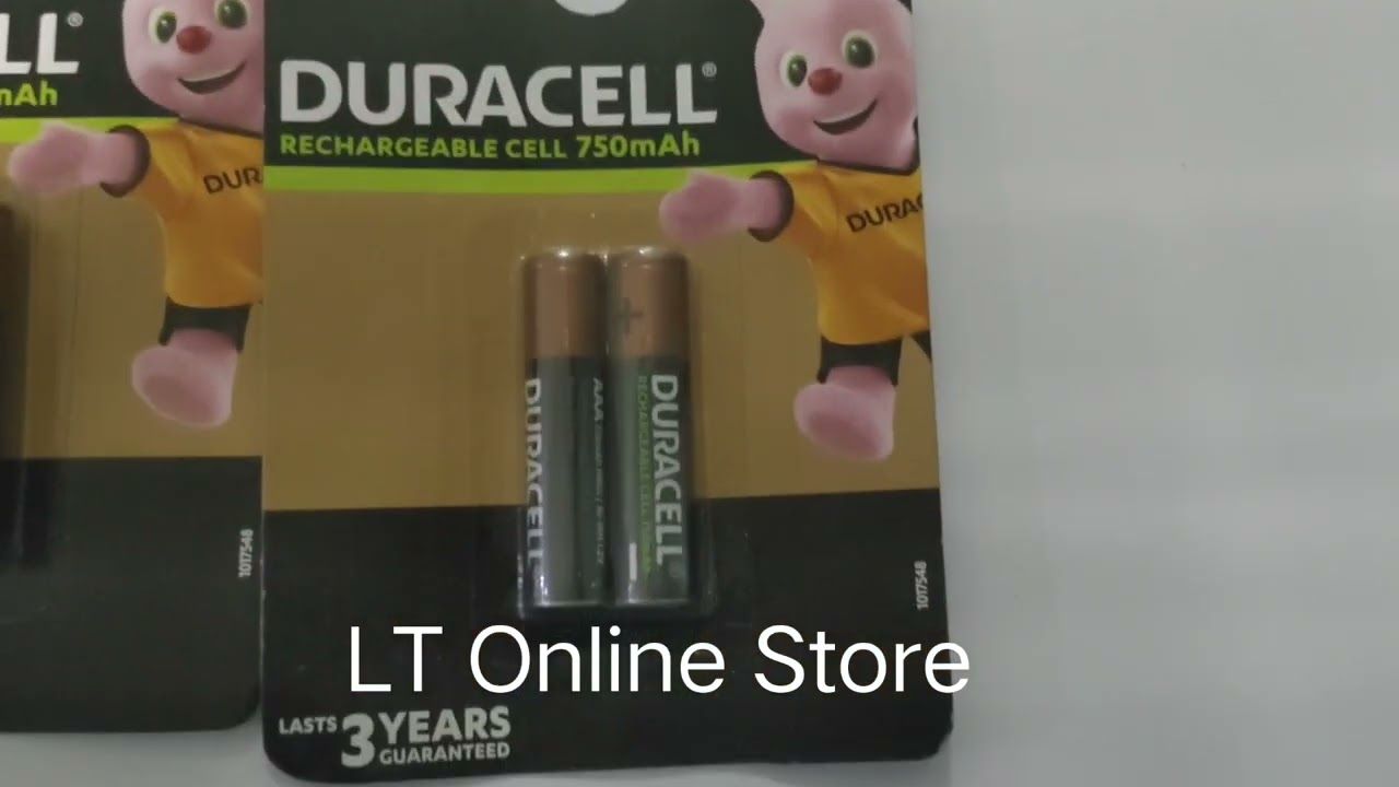Duracell AAA, 2 Battery, 750mAh, Rechargeable Duracell AAA, 2 Battery, 750mAh, Rechargeable