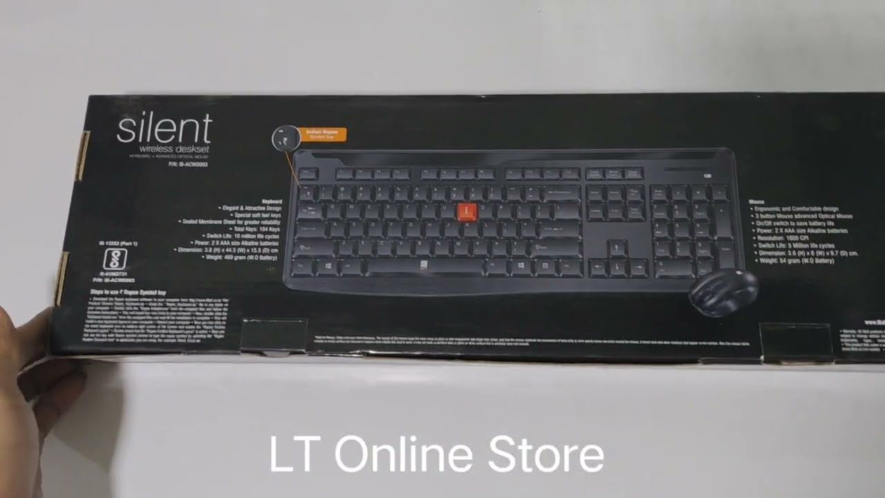 iBall Silent Wireless Deskset Keyboard mouse iBall Silent Wireless Deskset Keyboard mouse