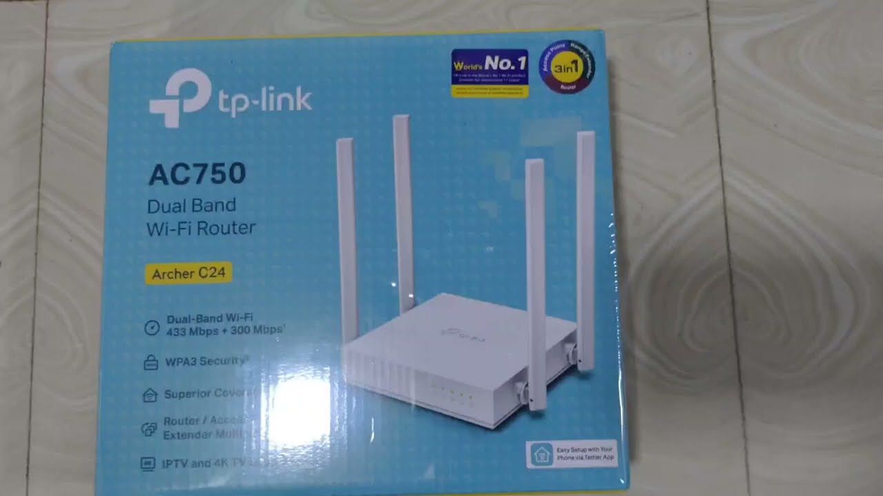 Tp-link Archer C24 AC750 Dual-Band Wi-Fi Router Tp-link Archer C24 AC750 Dual-Band Wi-Fi Router