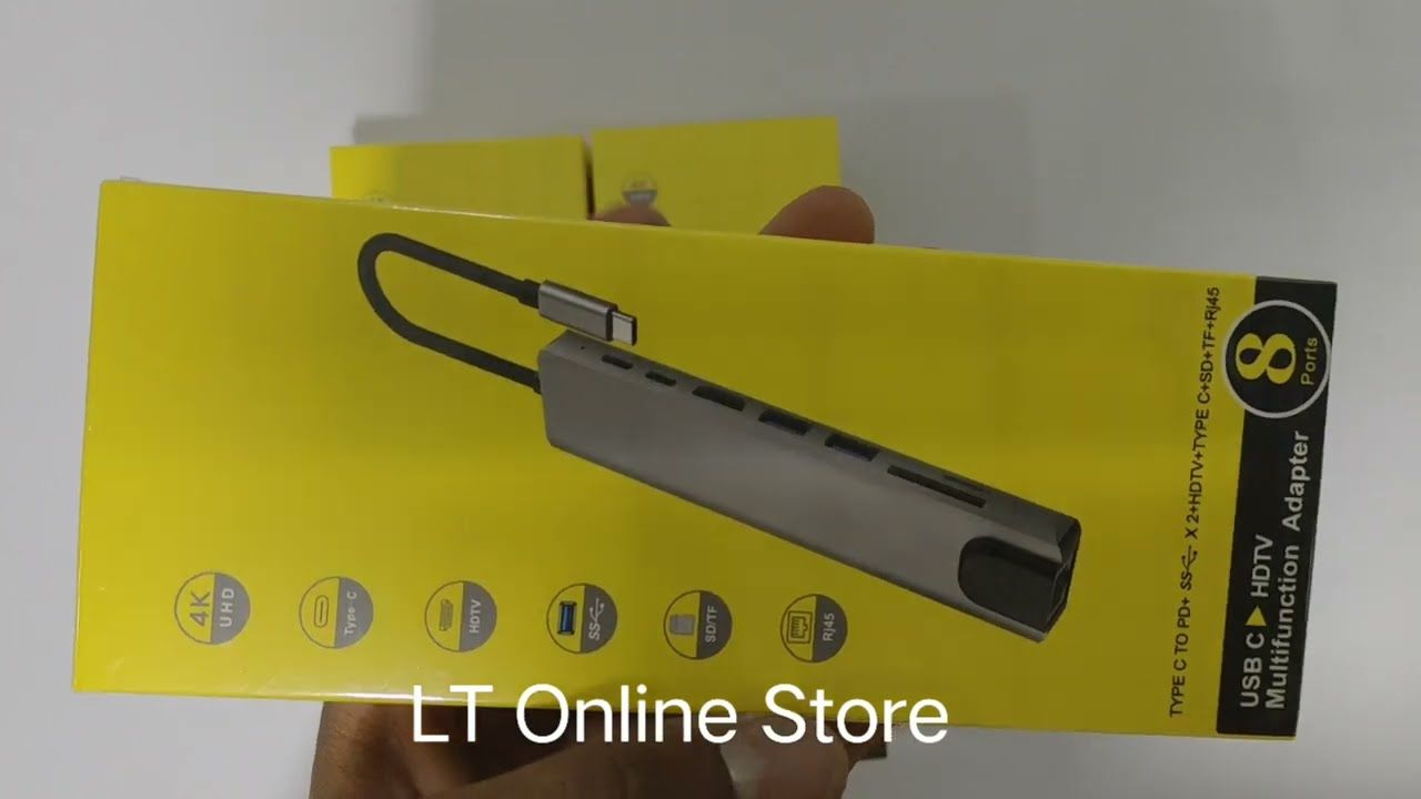 Type-C 8 in 1 Multiport Docking Station Type-C 8 in 1 Multiport Docking Station