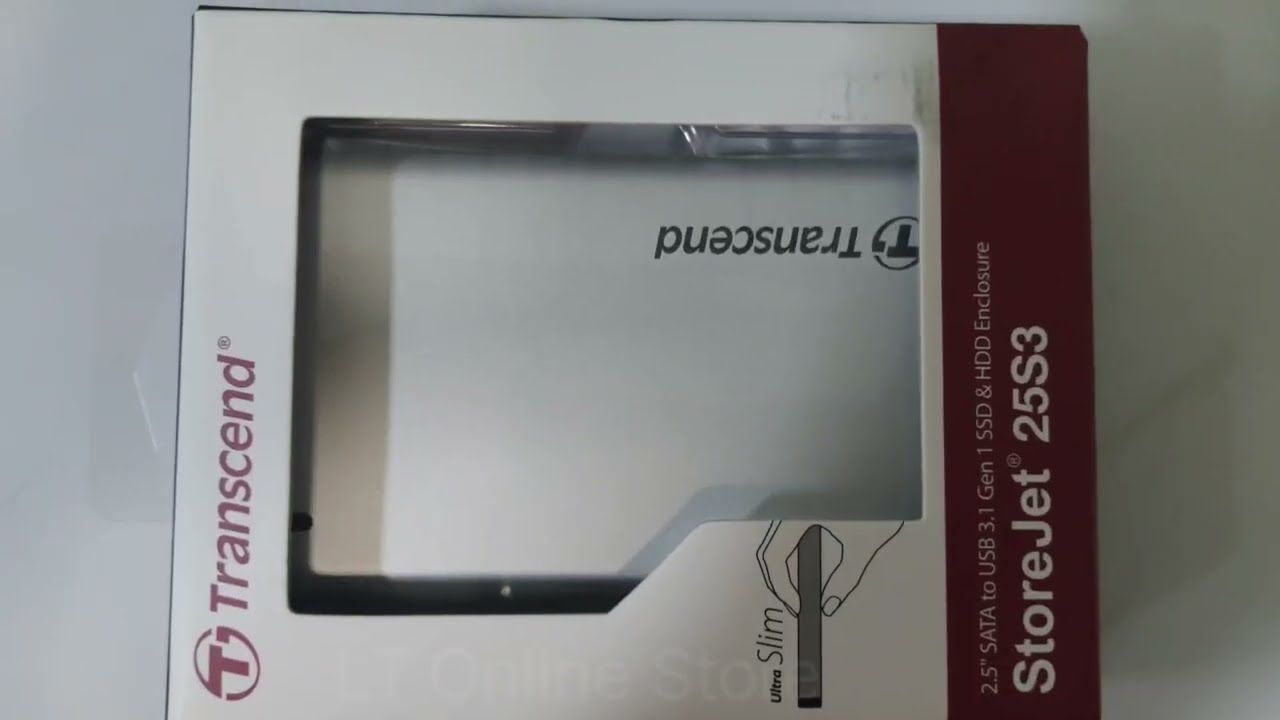 Transcend StoreJet 25S3 Ext 2.5" Casing USB 3.1 SSD/HDD Enclosure