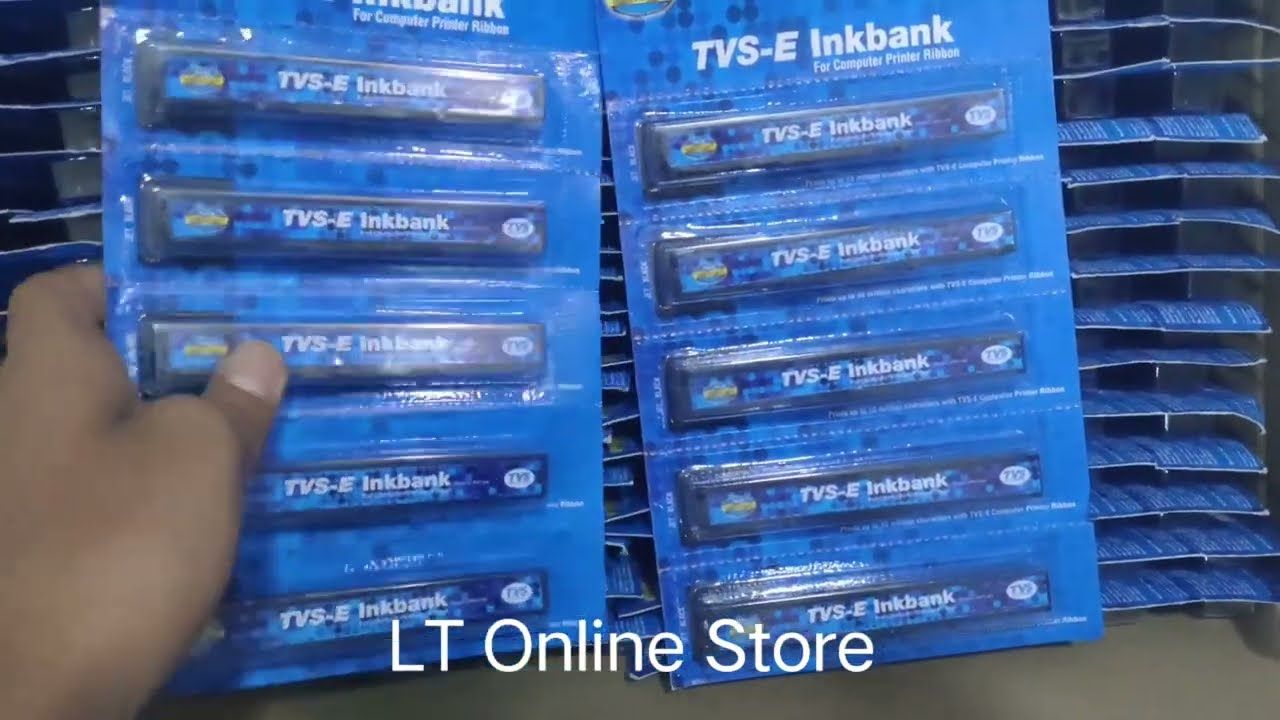 TVS-E ink Bank Ribbon (Pack of 5) TVS-E ink Bank Ribbon (Pack of 5)