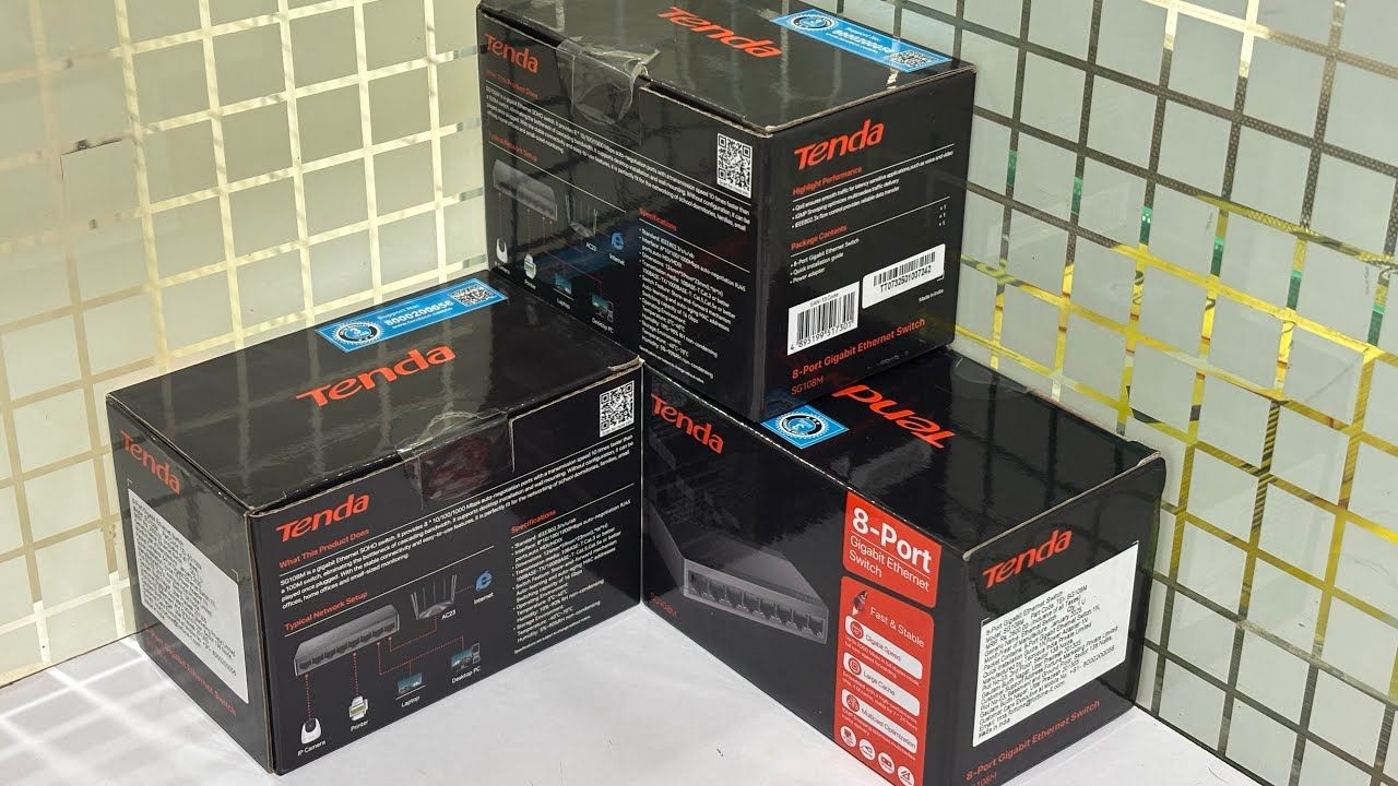 Tenda SG108M 8-Port Gigabit Ethernet Switch