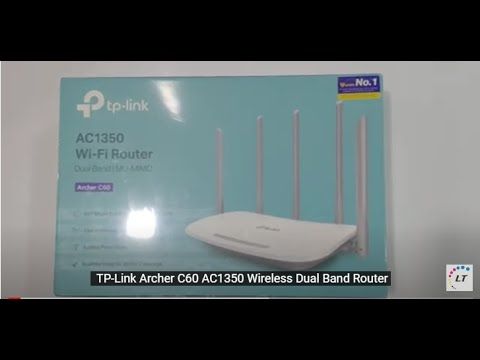 TP-Link Archer C60 AC1350 Wireless Dual Band Router TP-Link Archer C60 AC1350 Wireless Dual Band Router