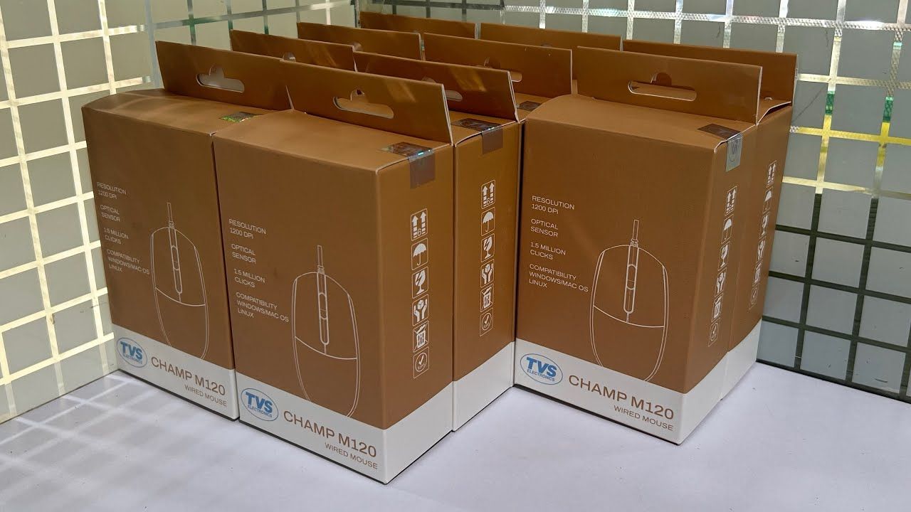 TVS Champ M120 Wired Optical Mouse TVS Champ M120 Wired Optical Mouse