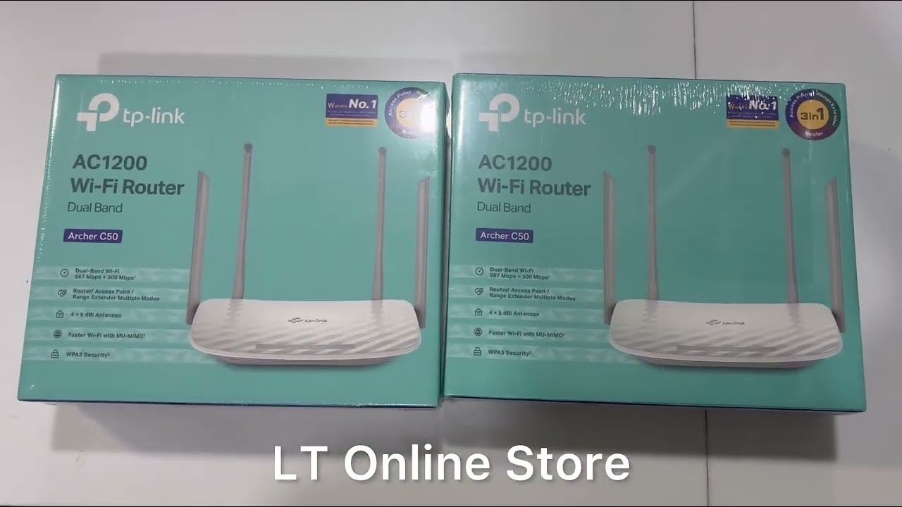 TP Link Archer C50 AC1200 Wireless Router TP Link Archer C50 AC1200 Wireless Router
