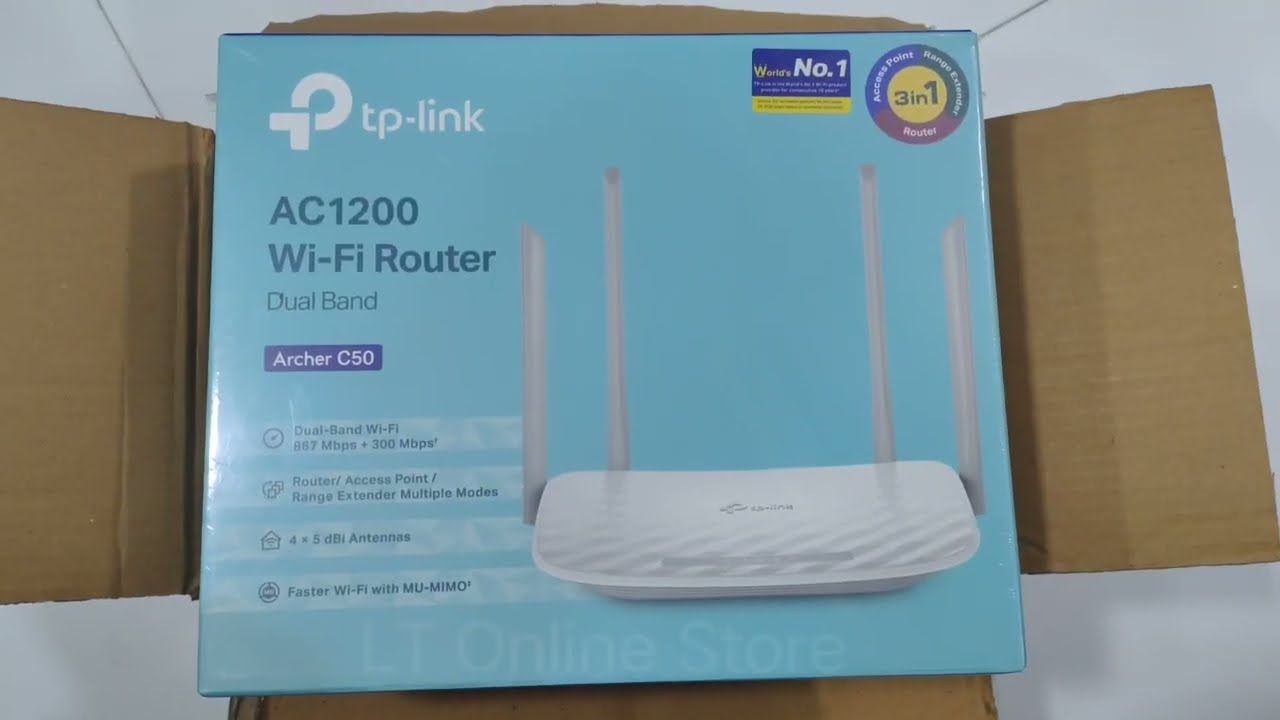 TP Link Archer C50 AC1200 Wireless Router TP Link Archer C50 AC1200 Wireless Router