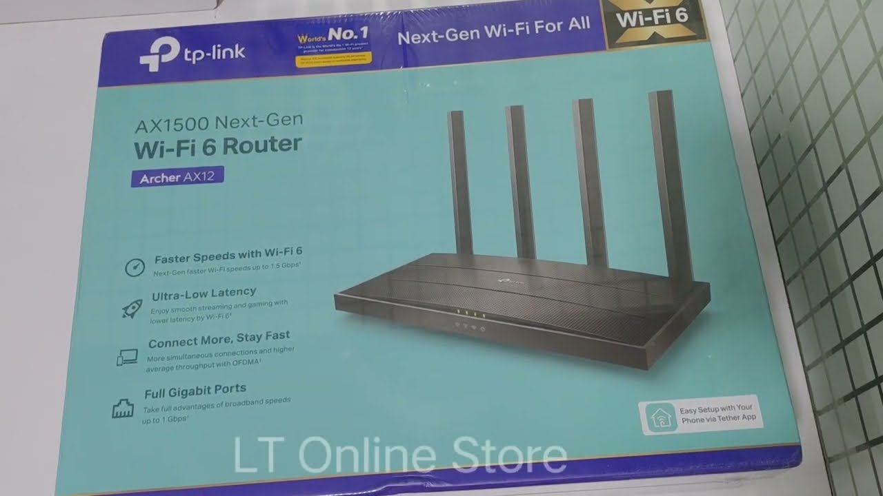 TP Link Archer AX12 AX1500 Wi-Fi 6 Router