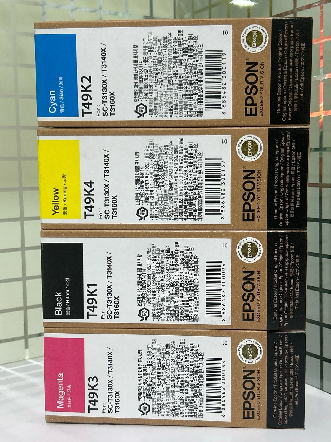 Epson T49K1/2/3/4 Set Of 4 Ink Bottle (3130X/3140X/3160X)