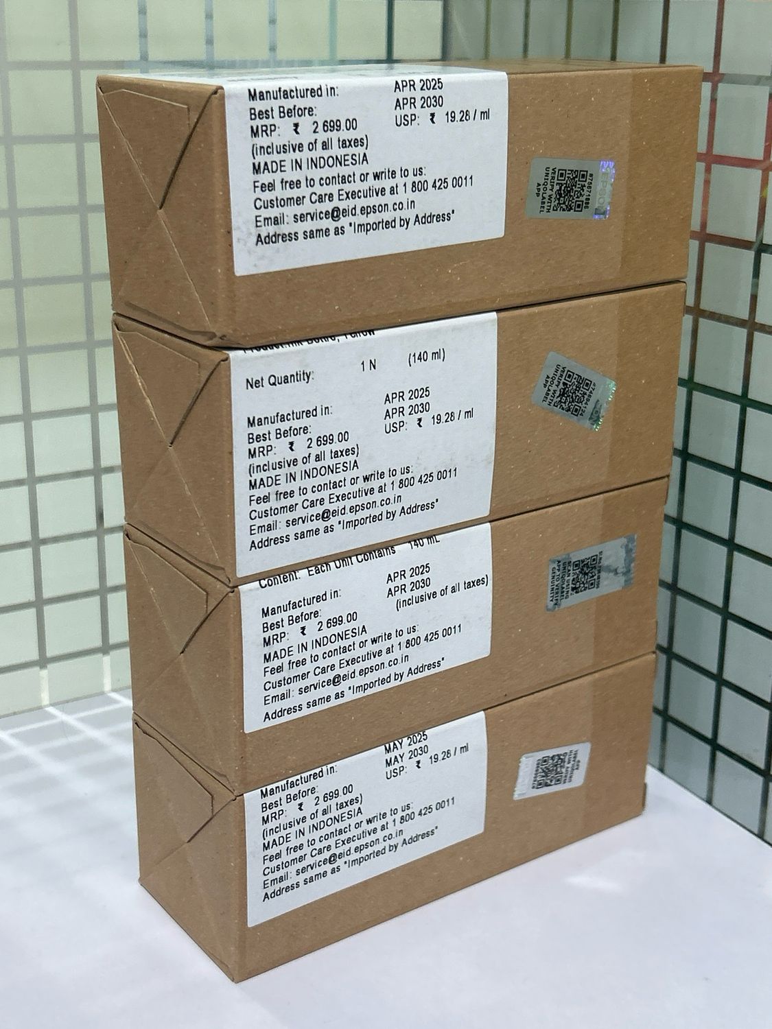 Epson T49K1/2/3/4 Set Of 4 Ink Bottle (3130X/3140X/3160X)