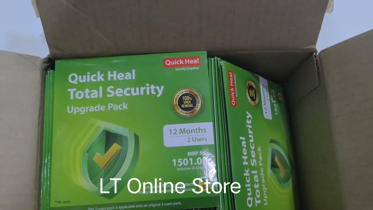 Renewal, 2 User, 1 Year, Quick Heal Total Security