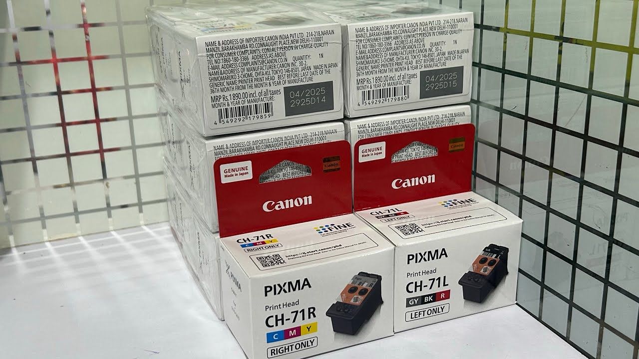 Canon Pixma CH-71L Printhead For Gray, Black, Red Canon Pixma CH-71L Printhead For Gray, Black, Red