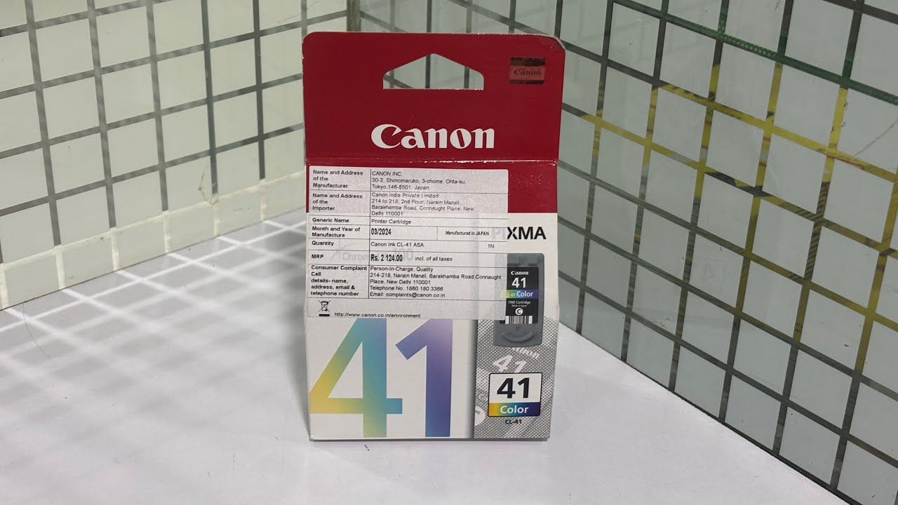 Canon Pixma CL-41 Tri-Color Ink Cartridge Canon Pixma CL-41 Tri-Color Ink Cartridge
