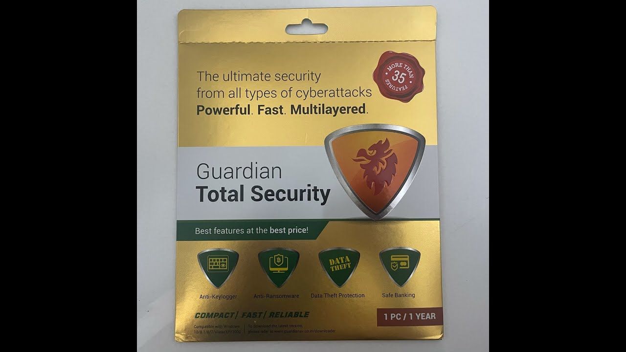 Renewal, 1 User, 1 Year, Guardian Total Security Renewal, 1 User, 1 Year, Guardian Total Security