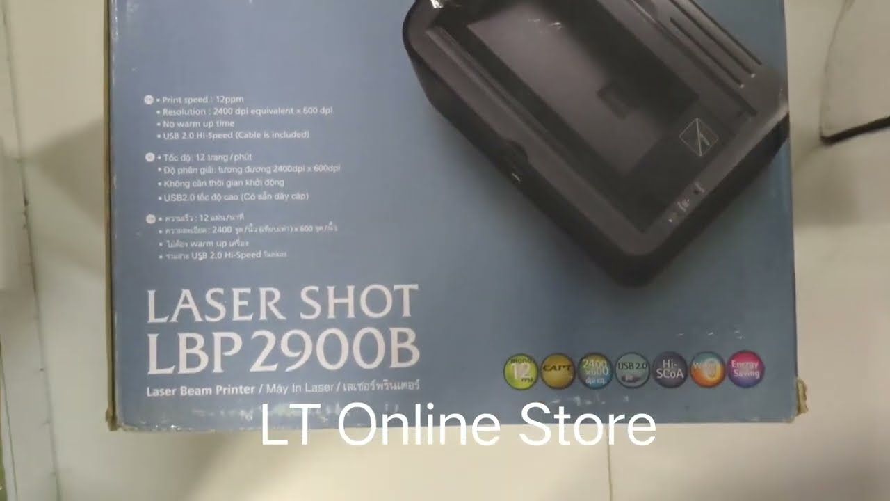 New, Canon LBP2900B 12ppm Laser Printer