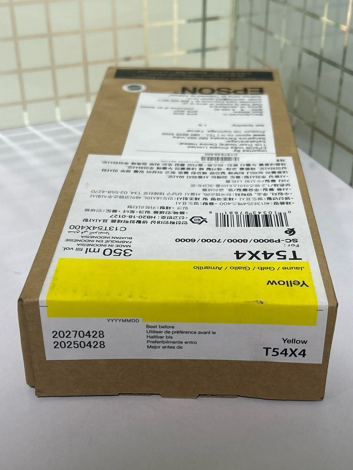 Epson Yellow T54X400 UltraChrome HDX/HD 350ml Epson Yellow T54X400 UltraChrome HDX/HD 350ml