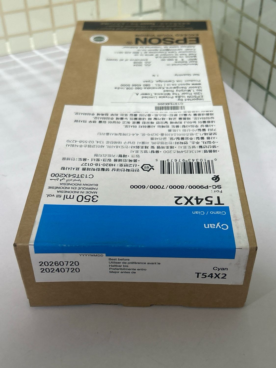 Epson T54X200 Cyan Ink Cartridge Tank 350ml