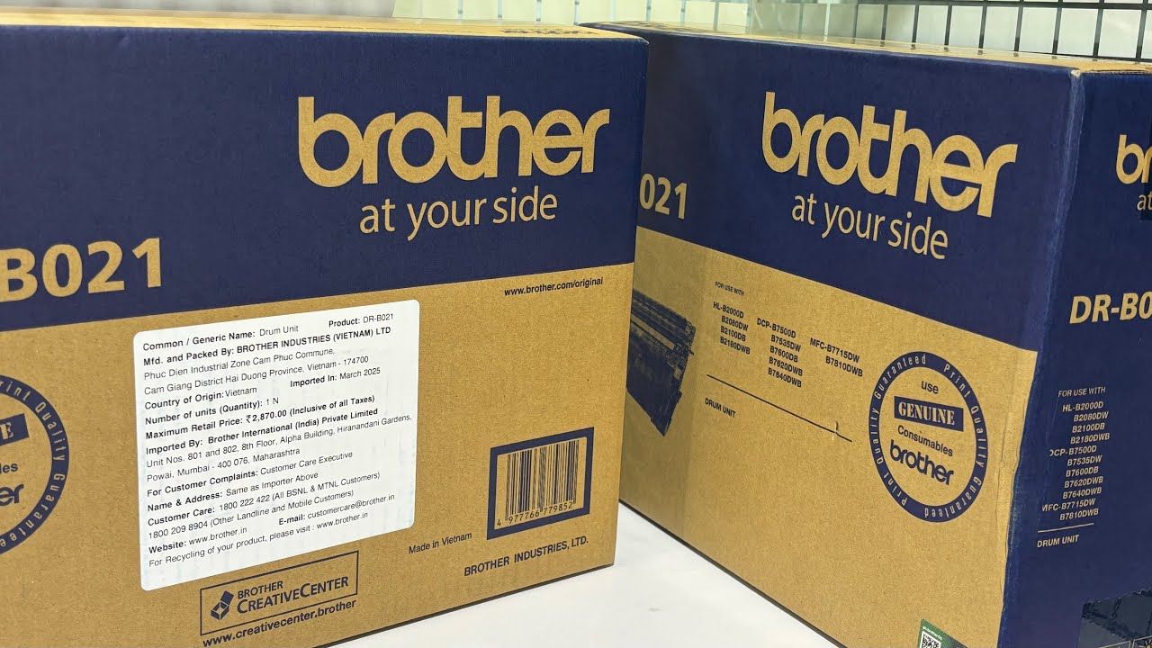 Brother DR-B021 Drum Unit (B7535dw, B7600dw, B7620dwb) Brother DR-B021 Drum Unit (B7535dw, B7600dw, B7620dwb)