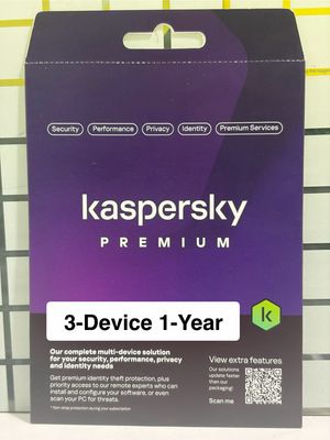Renewal, 3 User, 1 Year, Kaspersky Premium Renewal, 3 User, 1 Year, Kaspersky Premium