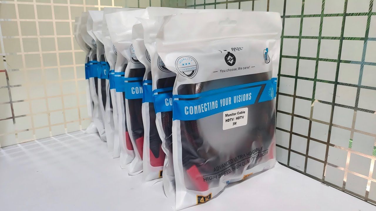 3mtr HDMI Cable, Nylon (Pack of 10)