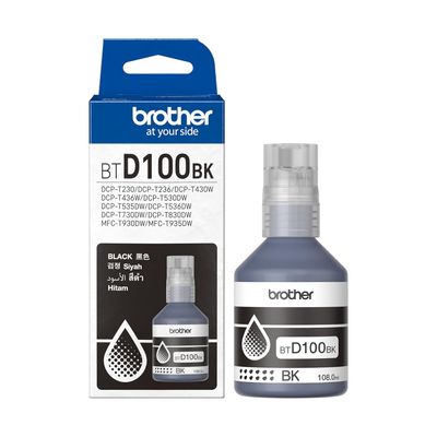 Brother BTD100BK Black Ink Bottle Brother BTD100BK Black Ink Bottle