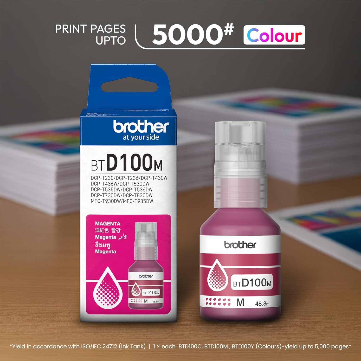 Brother BTD100M Magenta Ink Bottle