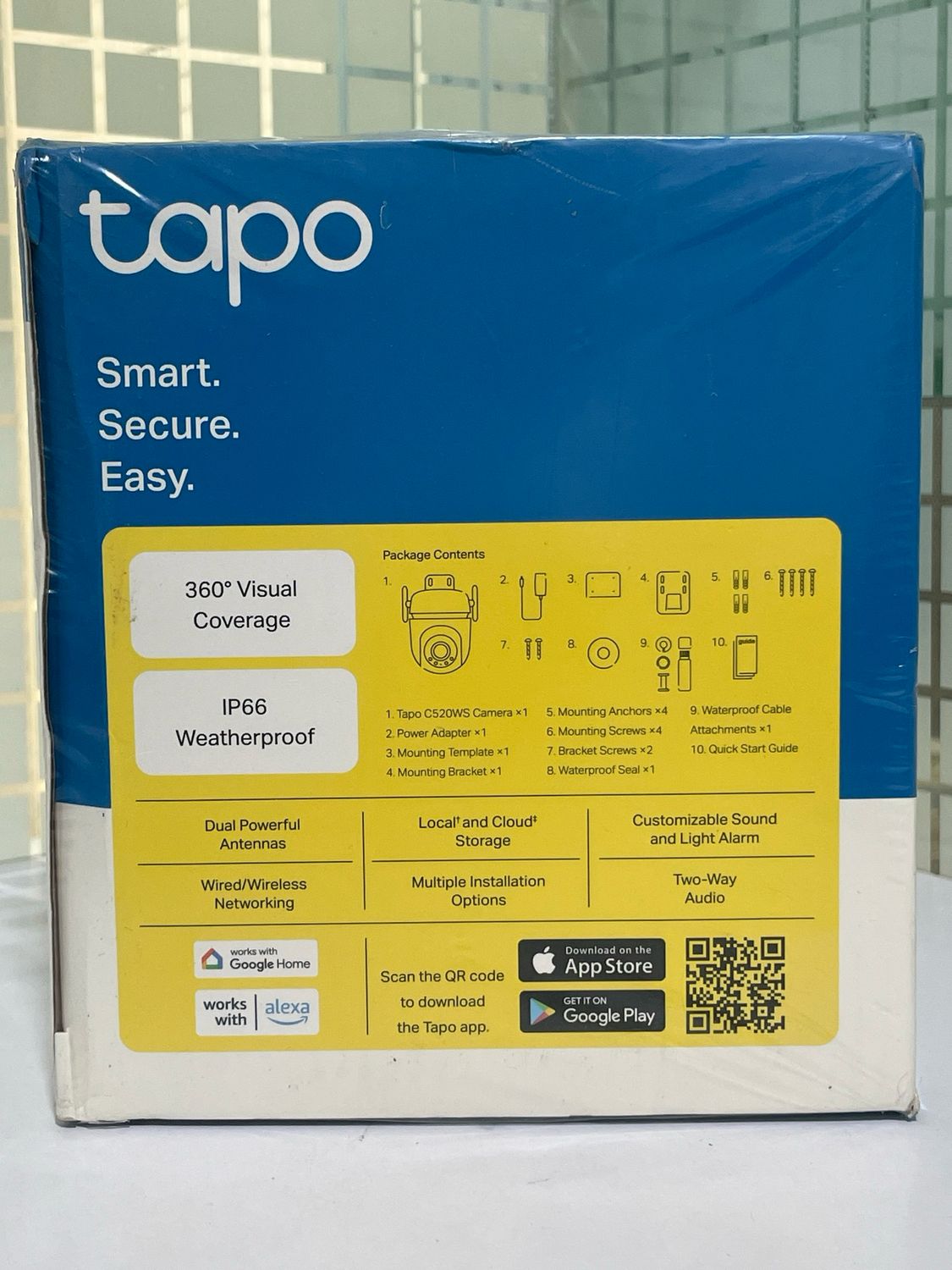 TP-Link Tapo C520WS 2K QHD 4MP Outdoor Pan/Tilt Wi-Fi Camera