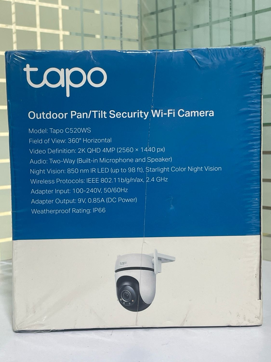 TP-Link Tapo C520WS 2K QHD 4MP Outdoor Pan/Tilt Wi-Fi Camera