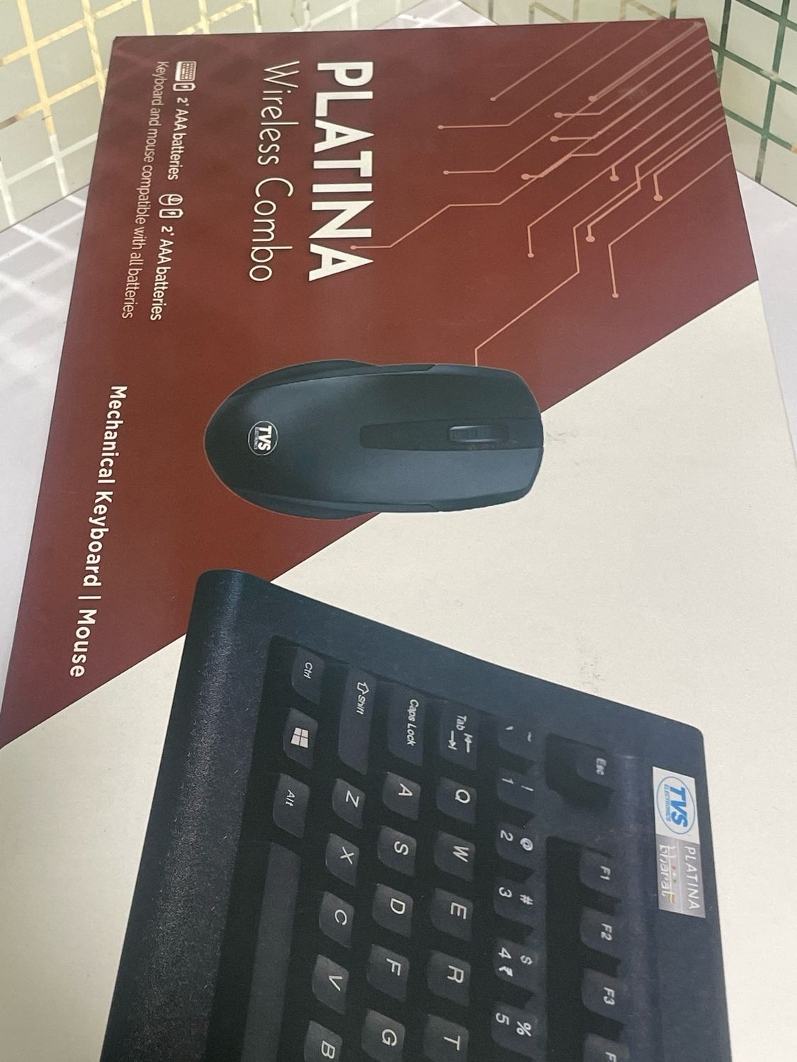 TVS Platina Mechanical Wireless Keyboard Mouse