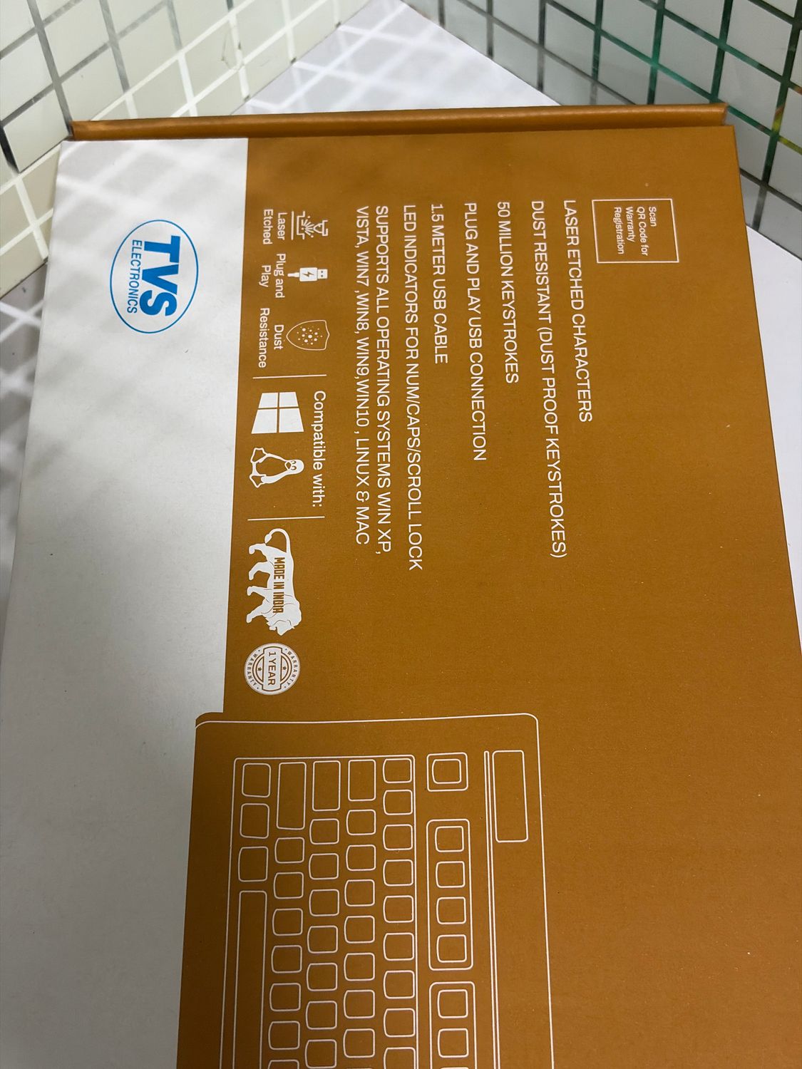 TVS Gold Prime Bharat Dust Resistant Keyboard TVS Gold Prime Bharat Dust Resistant Keyboard