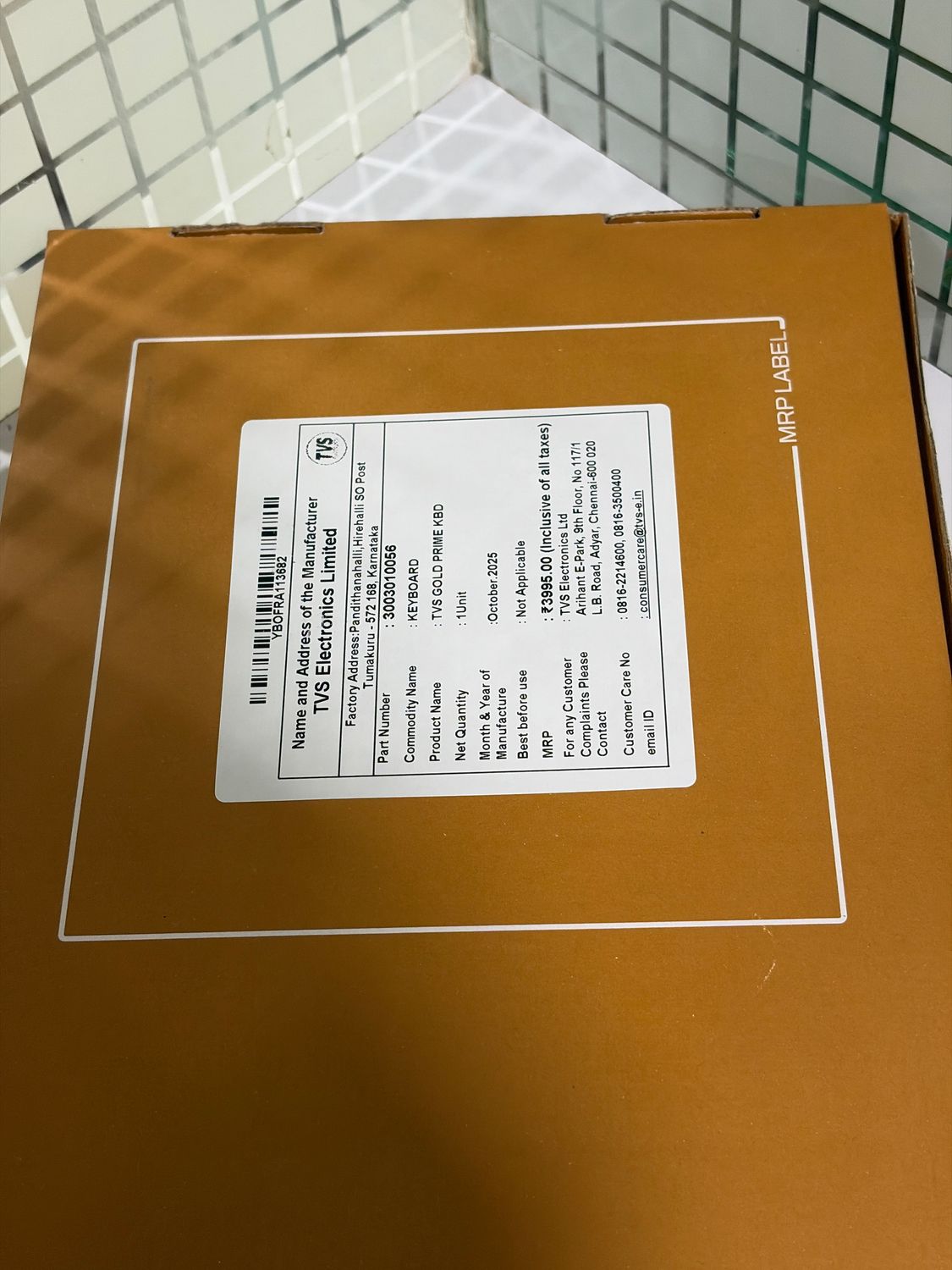 TVS Gold Prime Bharat Dust Resistant Keyboard TVS Gold Prime Bharat Dust Resistant Keyboard