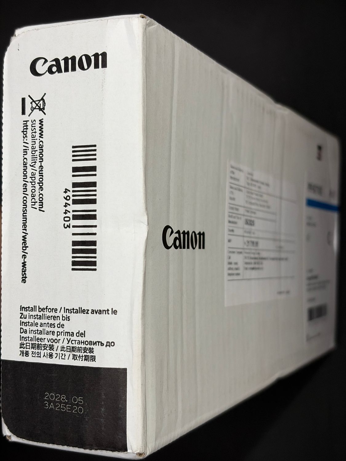 Canon PFI-8710C Cyan Ink Tank Cartridge