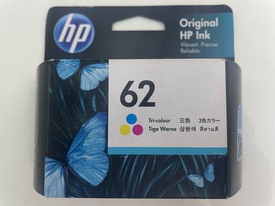 HP 62 Tri Color Ink Cartridge