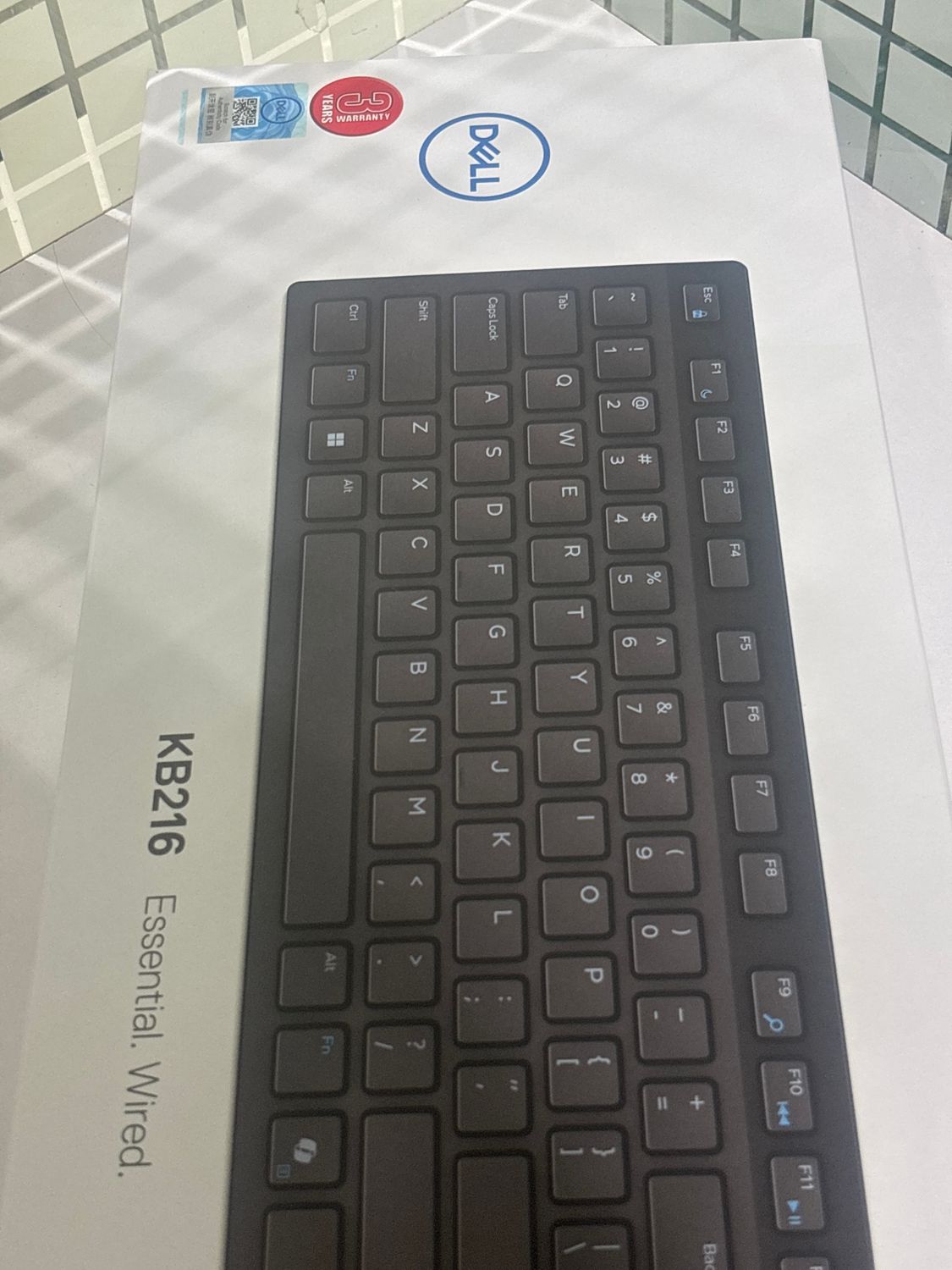 Dell Keyboard Mouse Combo, KB216+MS116