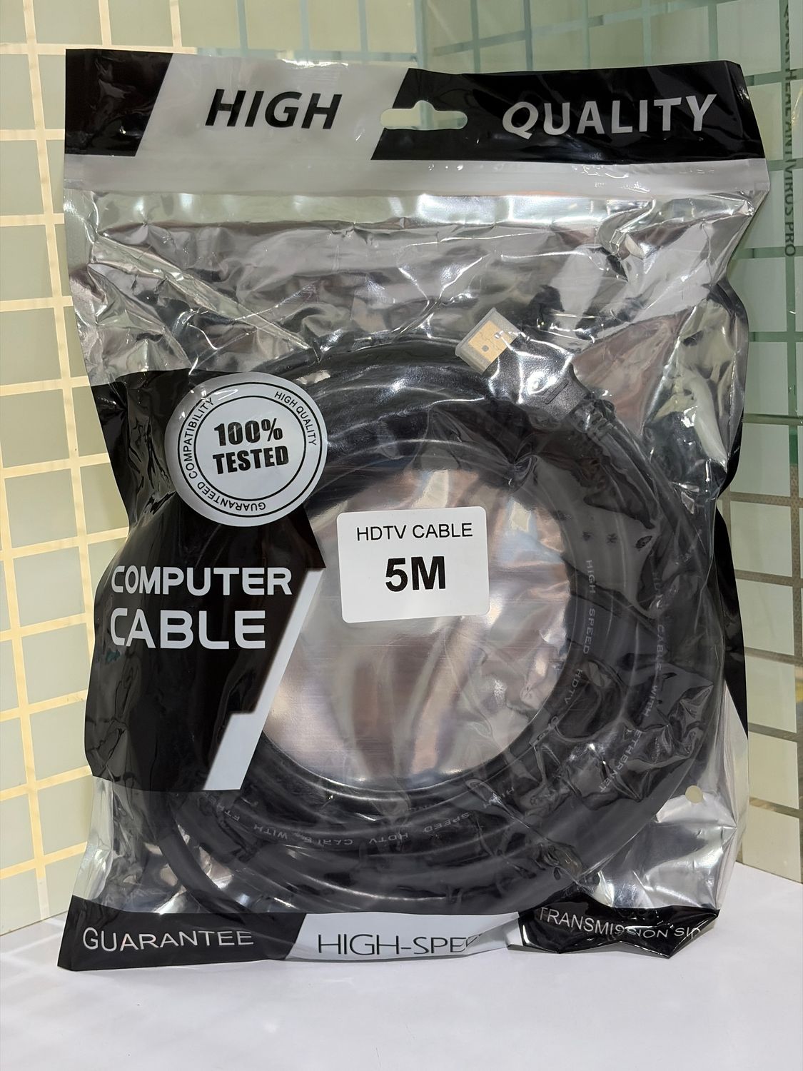 5mtr HDMI Cable, PVC, Black