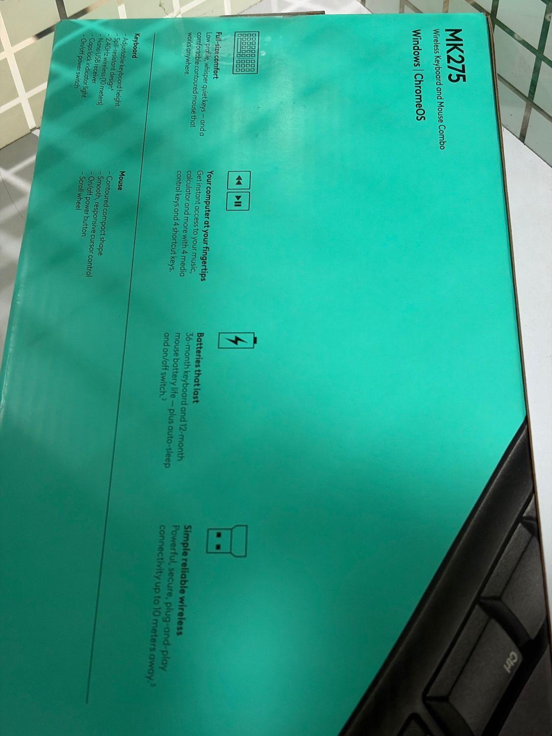 Logitech MK275 Wireless Keyboard Mouse