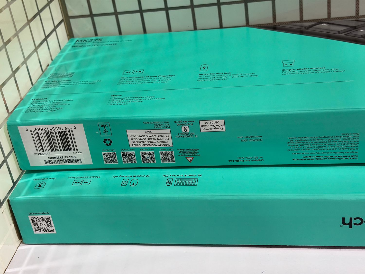 Logitech MK275 Wireless Keyboard Mouse