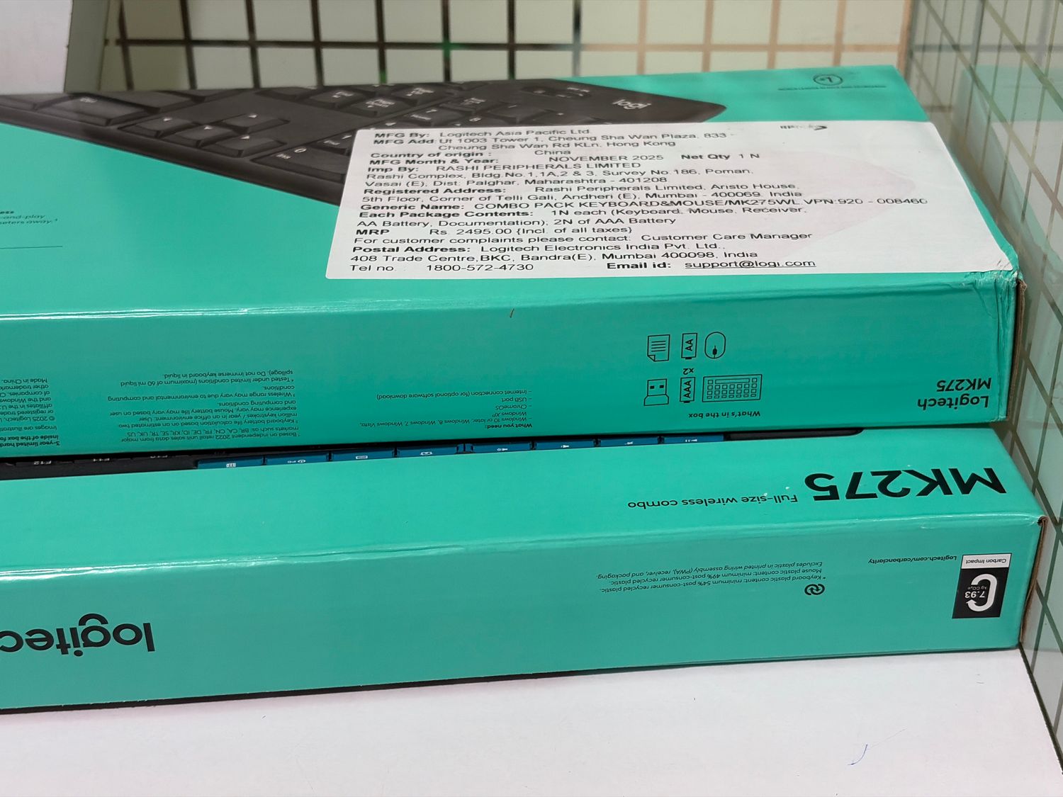 Logitech MK275 Wireless Keyboard Mouse