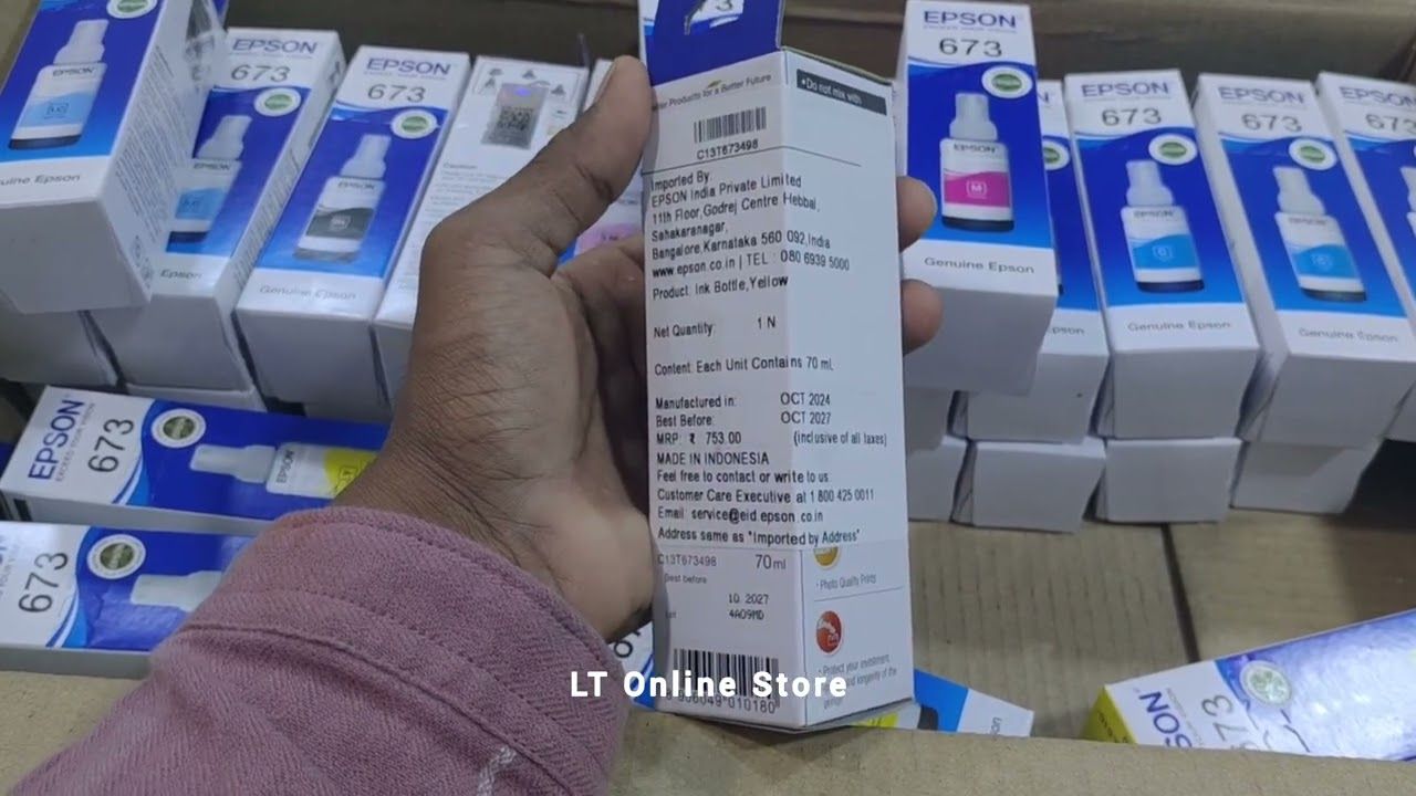 Epson 673 Yellow ink Bottle